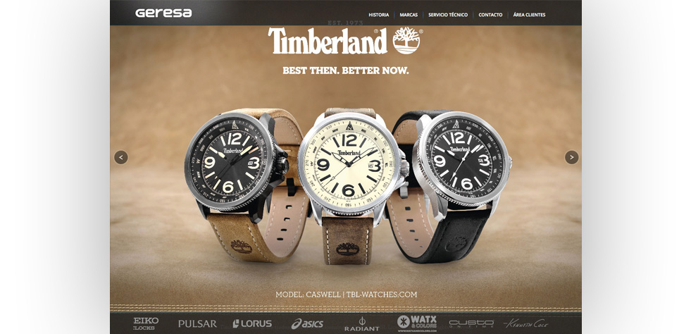 Timberland imagen de campaña